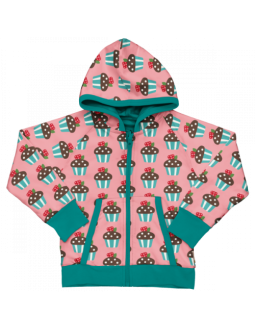 Sudadera Reversible Algodón Orgánico MAXOMORRA Con Capucha - MUFFIN