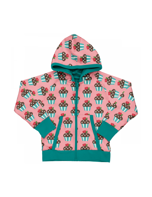 Sudadera Reversible Algodón Orgánico MAXOMORRA Con Capucha - MUFFIN