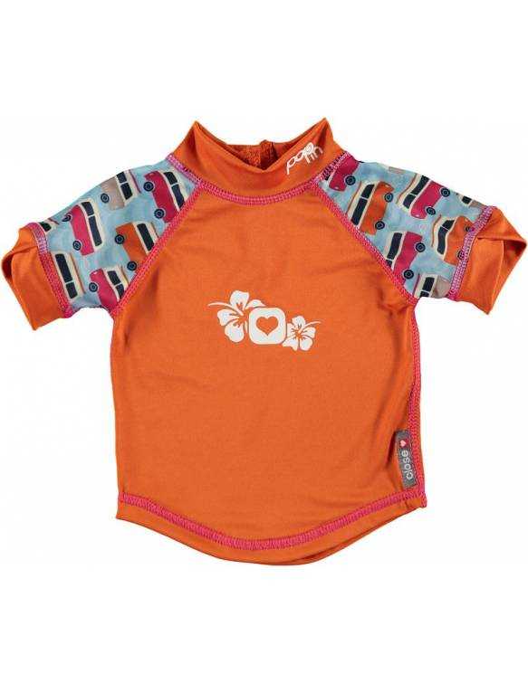 Camiseta POP IN con filtro solar UPF50 "Caravana Naranja"