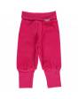 Pantalón de algodón orgánico MAXOMORRA - Velour Rosa