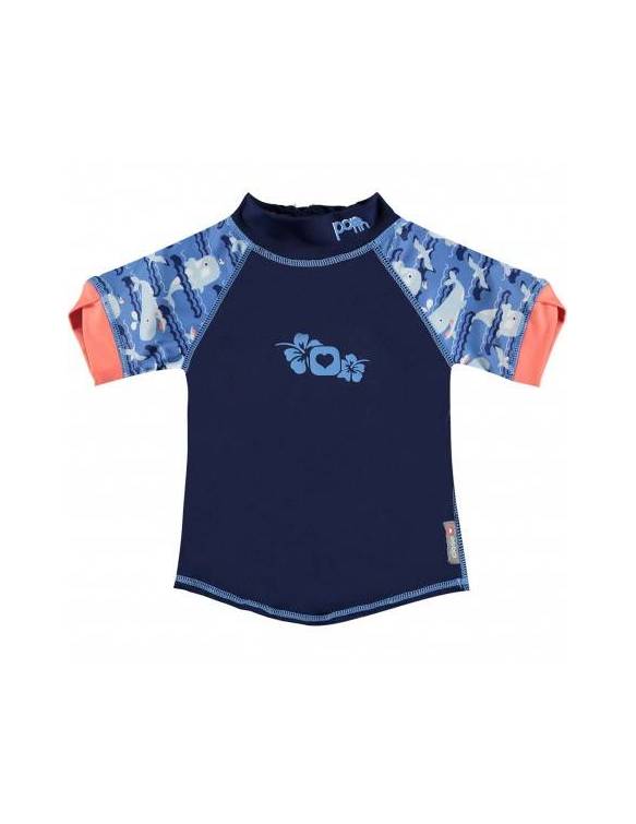 Camiseta POP IN con Filtro Solar UPF50 - Ballenas