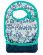 Babero reversible POP IN con bolsillo para migas - Snow Leopard