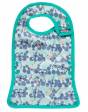 Babero reversible POP IN con bolsillo para migas - Snow Leopard
