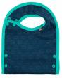 Babero reversible POP IN con bolsillo para migas - Snow Leopard