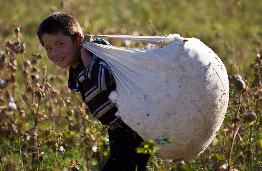 19 1 - La esclavitud infantil en la industria del algodón en Uzbekistán