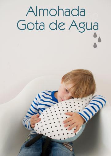 almohada3 1 - Almohada "Gota de Agua", aprende hacerla reciclando un jersey antiguo