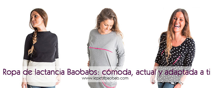 ropa lactancia2 - Ropa de lactancia Baobabs: cómoda, actual y adaptada a ti