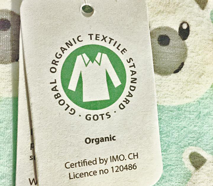 etiqueta maxomorra gots - Algodón certificado GOTS: compromiso social más allá de la fibra algodón