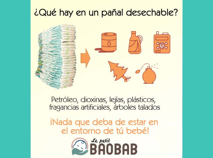 que hay en un panal desechable - Pañales Ecológicos De Tela: 12 Razones Para Comenzar A Usarlos