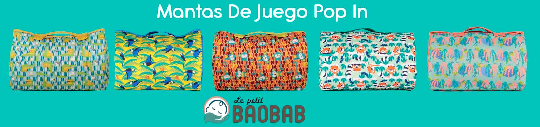 mantas de juego bebe pop in